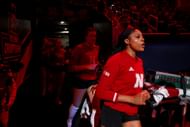 Caffey at 2021 NCAA Division I Women's Volleyball Championship - (Source: Getty)